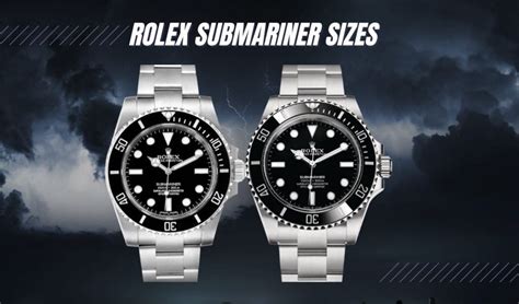 how big is the rolex submariner|Rolex Submariner size guide.